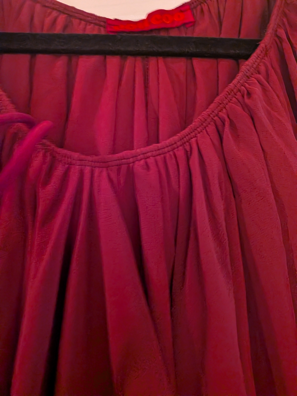 Coucoo Thar Dress By Coucoo In Burgundy - Picture 5 of 6